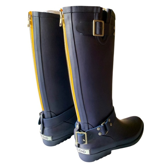 Lands' End Shoes - LANDSEND Women’s Tall Rain Boots, British Wellington or English Wellies Style